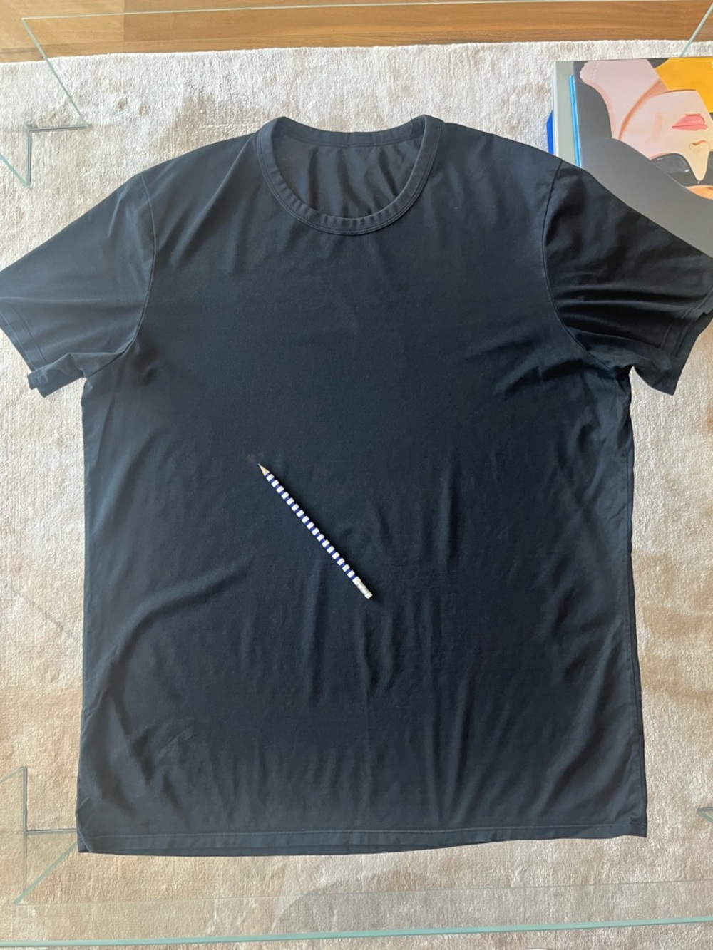 Men's Lululemon Black Crew Neck T-Shirt Size XL